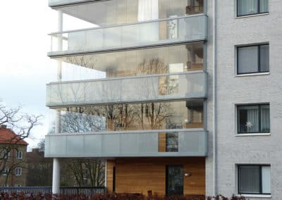 balkongräcke VISION Glas