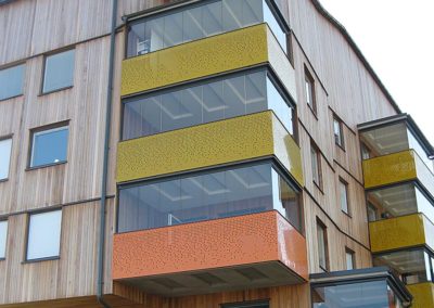 Funktion balkongräcken balkonginglasning