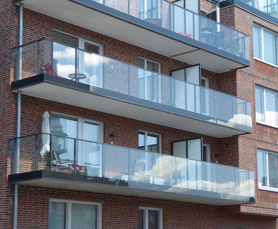 Vision glas balkongräcke